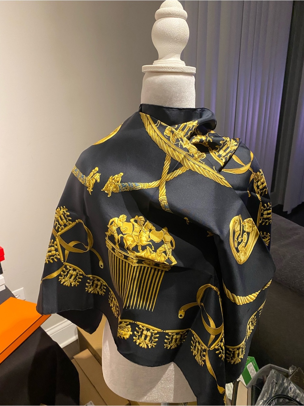 Hermes Silk Scarf